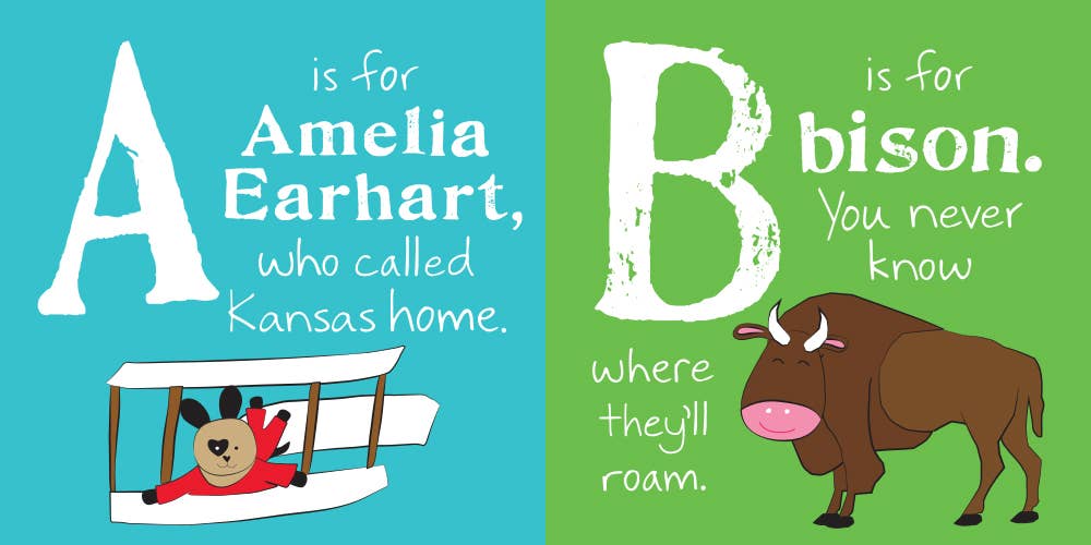 Sourcebooks - Wholesale Preschool Book (3-5) - ABCs of Kansas1