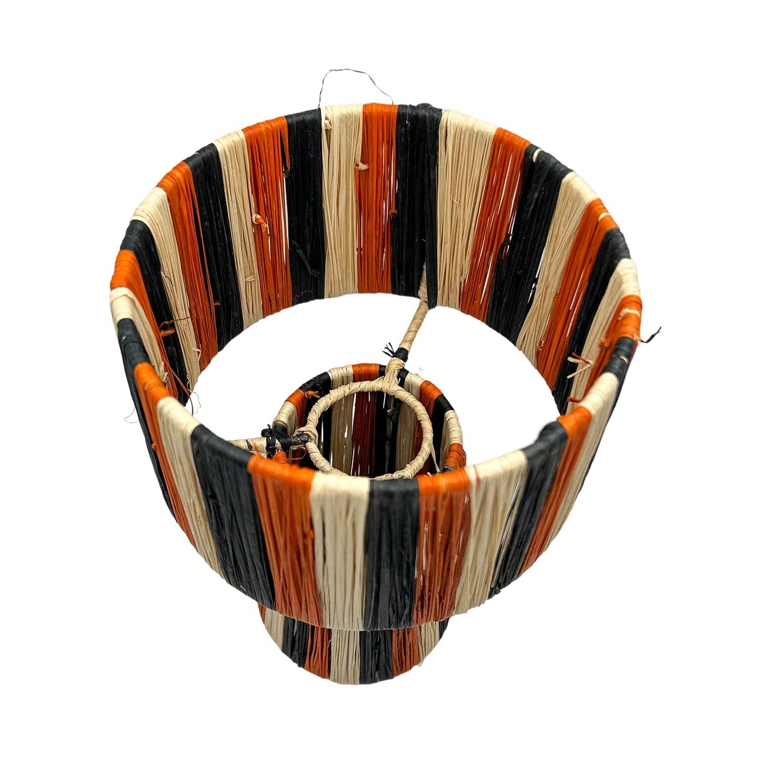 Etnico del Mondo - Wholesale Accent/Desk Lamp - Handcrafted Moroccan Mushroom Lamp in Raffia Boho Style6