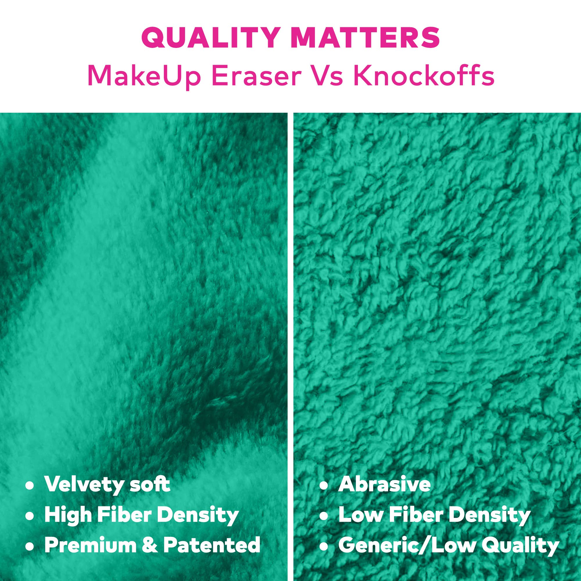 The Original MakeUp Eraser - Wholesale Make-up remover - GREEN 7-Day Set | 100% Recycled MakeUp Eraser 4