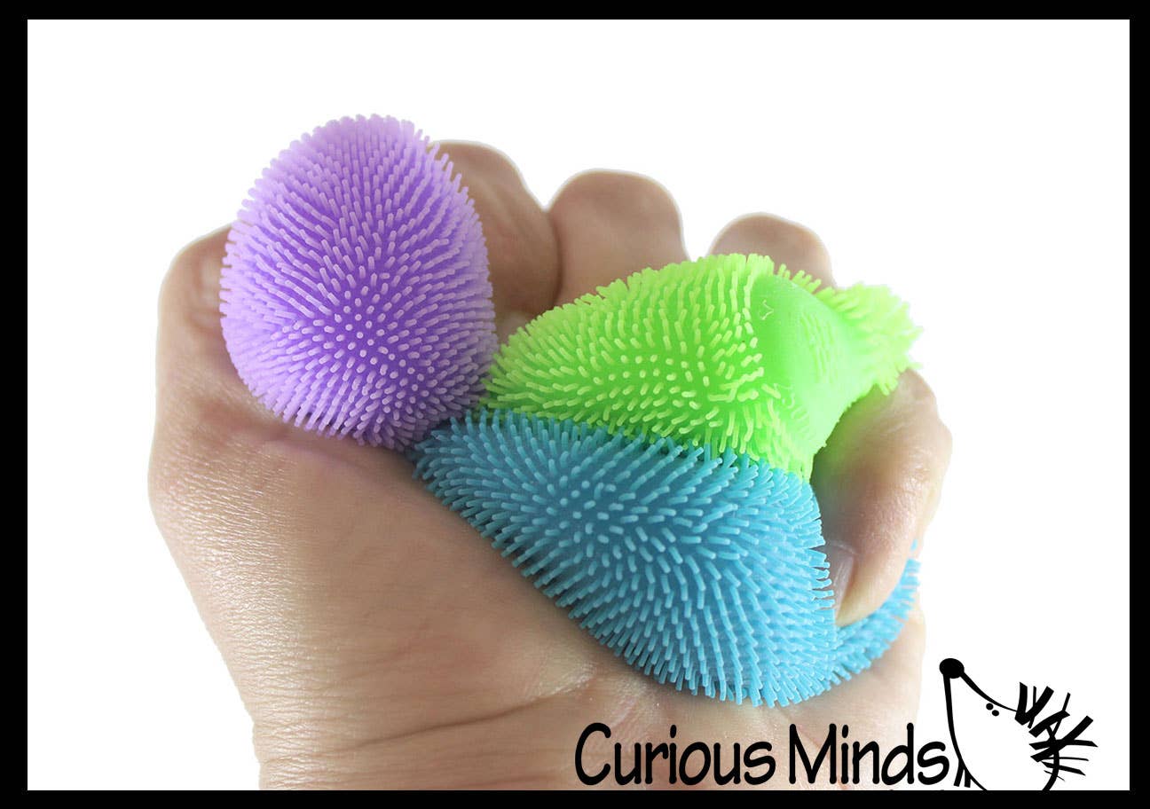 Curious Minds Toys - Wholesale Fidget Toy - Kids - NeeDoh Teenie Fuzzball Soft Doh Filled Stretch Ball - Ultra 3