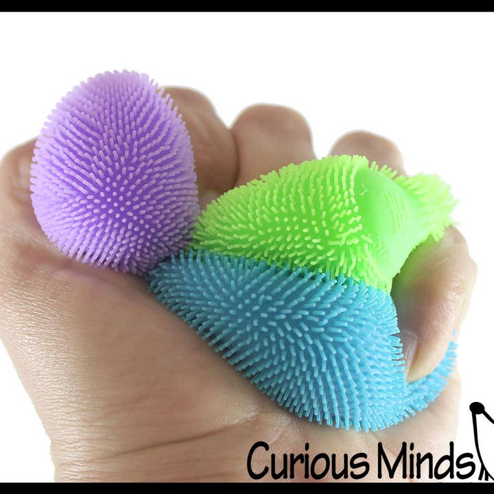 Curious Minds Toys - Wholesale Fidget Toy - Kids - NeeDoh Teenie Fuzzball Soft Doh Filled Stretch Ball - Ultra 3