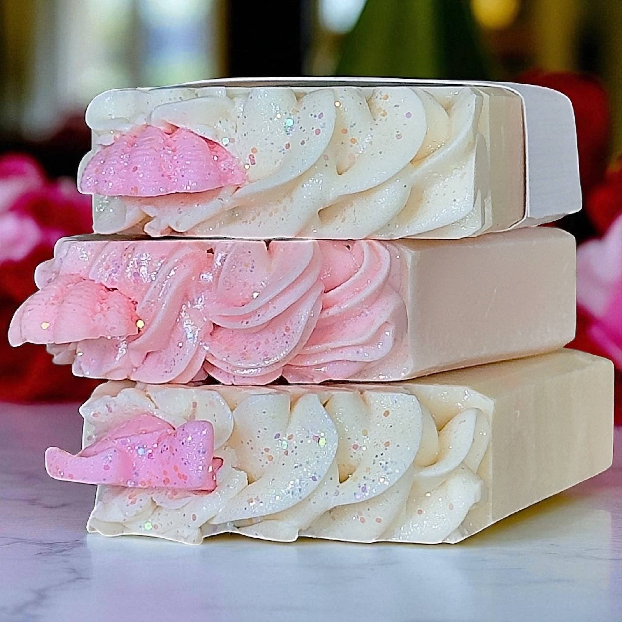 Gracie & Co. 1942 - Wholesale Bar Soap - Champagne Kisses Shea Butter Soap3