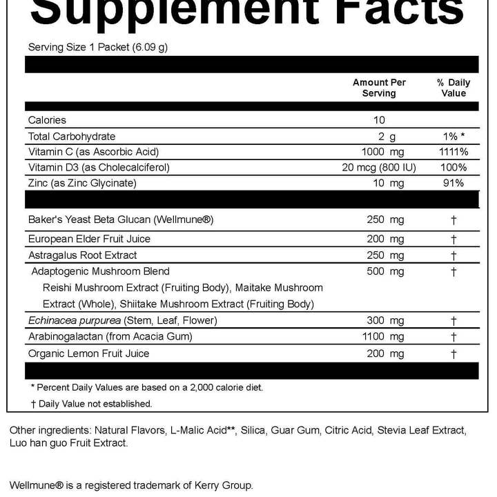 Blueshift Nutrition - Wholesale Powdered Health Drink - Immune Defense (Blueberry Acai)3