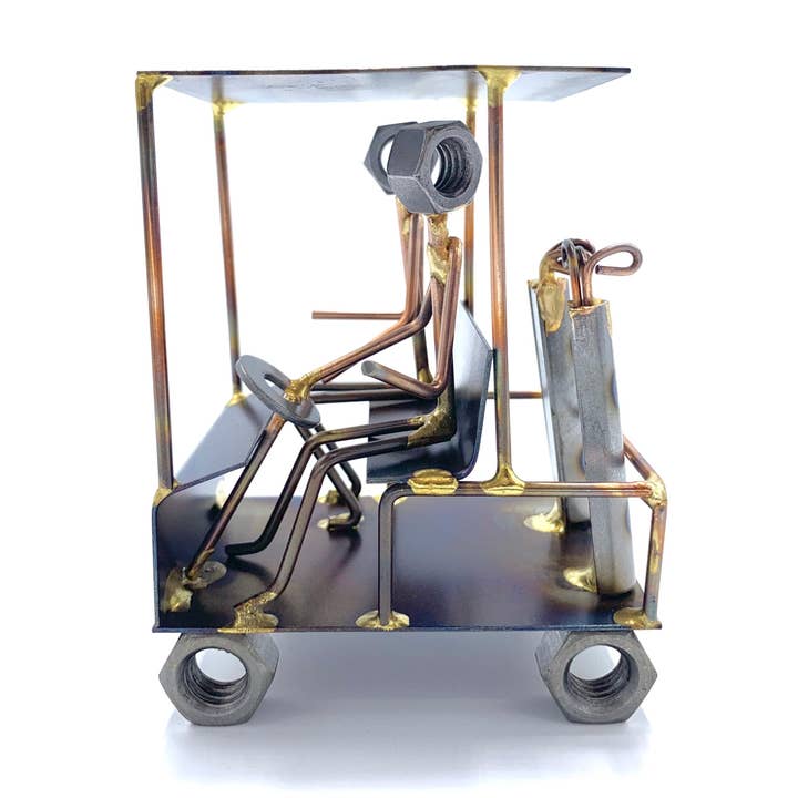 Golfvogn med 2 golfspillere for engroshandel hos Rock Creek Metal Craft