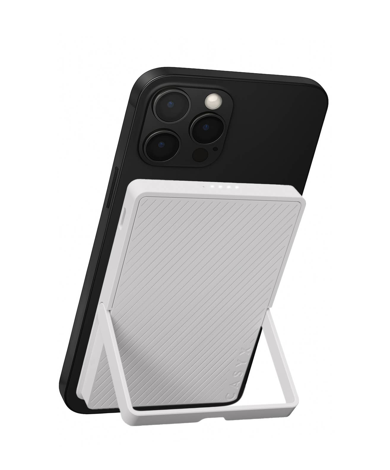 CASYX - Wholesale Portable Charger - Portable battery 5,000 mAh, MagSafe, kickstand – Grey2