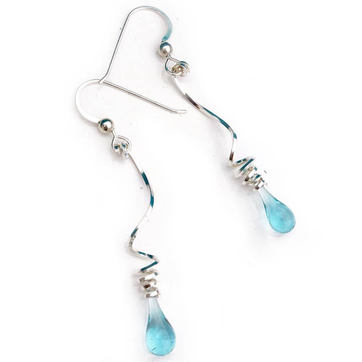 Tendrils Earrings, Long for wholesale by Sundrop Jewelry