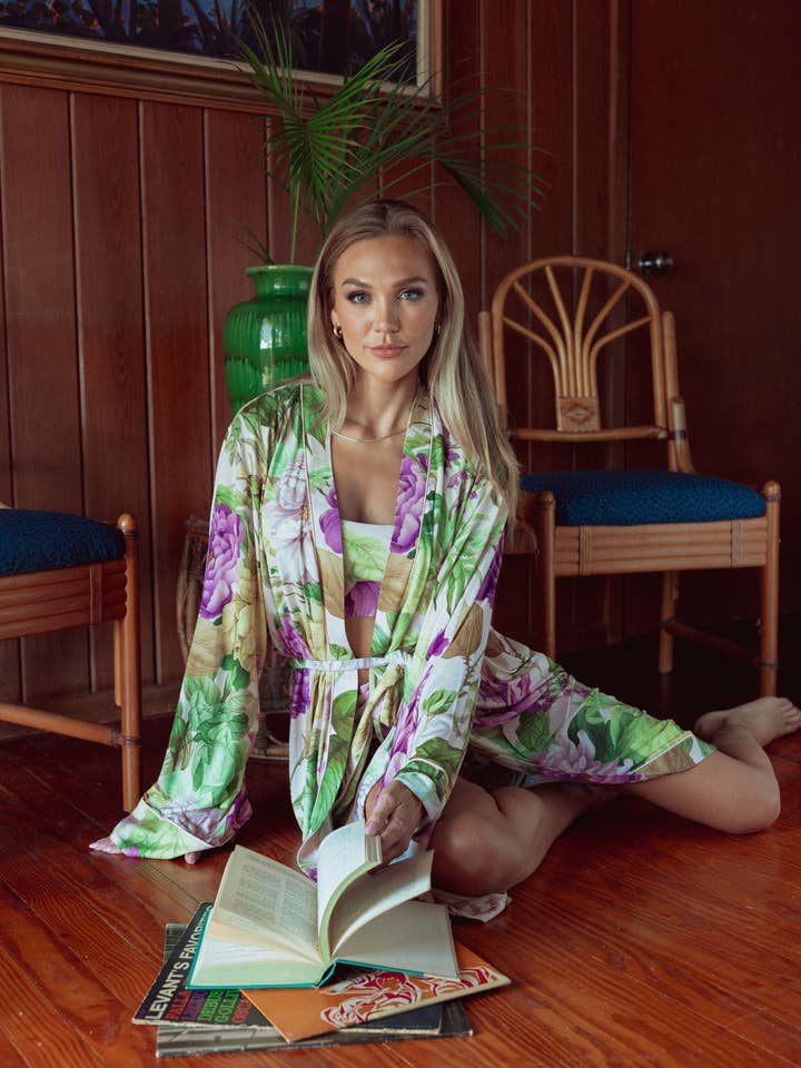 FRÜHLING-GARTEN KILO BRAVA FRÜHLINGSGARTEN MODAL - MAXI ROBE für den Großhandel auf Faire2