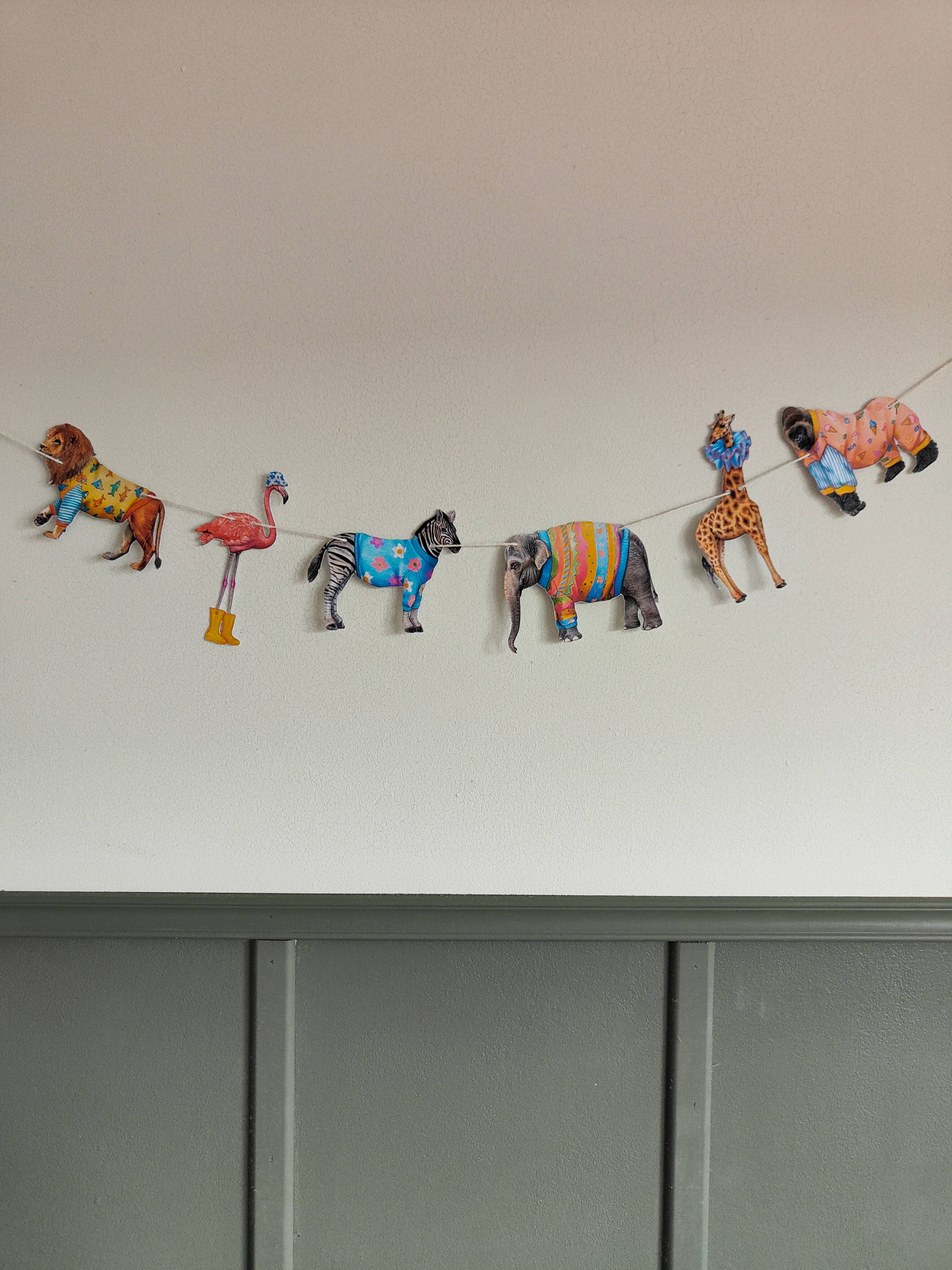 Beth Goodwin Designs – Engroshandel Guirlande – Safari dyr guirlande - Børneværelse dekoration6