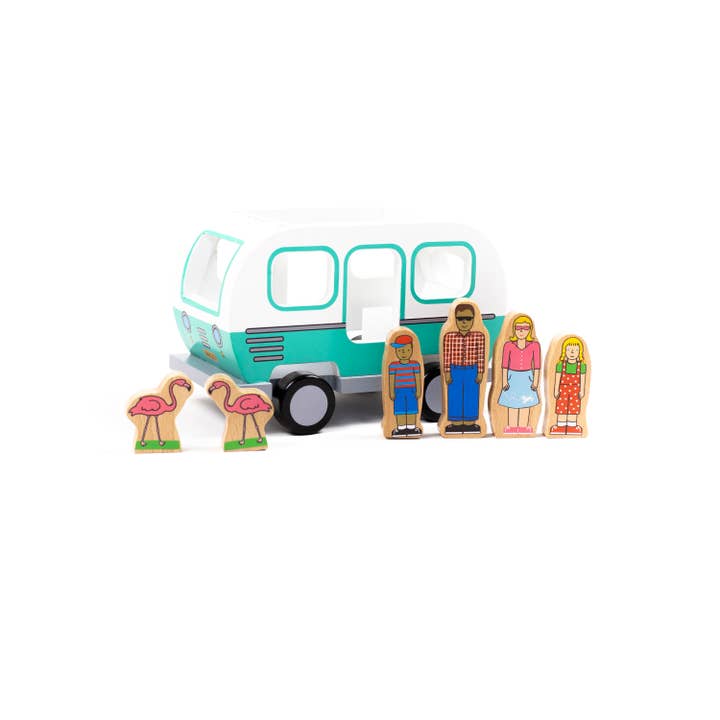 Jack Rabbit Creations - Wholesale Wood Toy - Kids - Glamper Camper Magnetic Van3