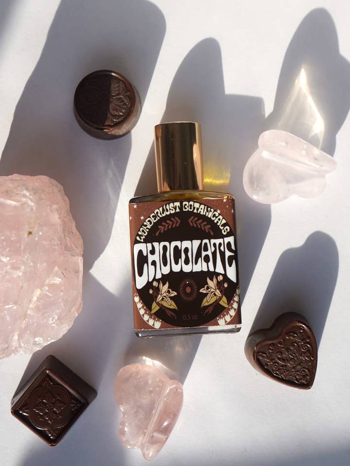 Chocolate Perfume for wholesale by Wonderlust Botanicals