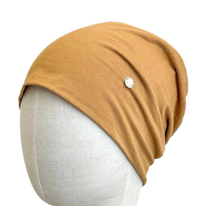 Bonnet Crème Miel | Bonnet en bambou pour la vente par Mützenmafia
