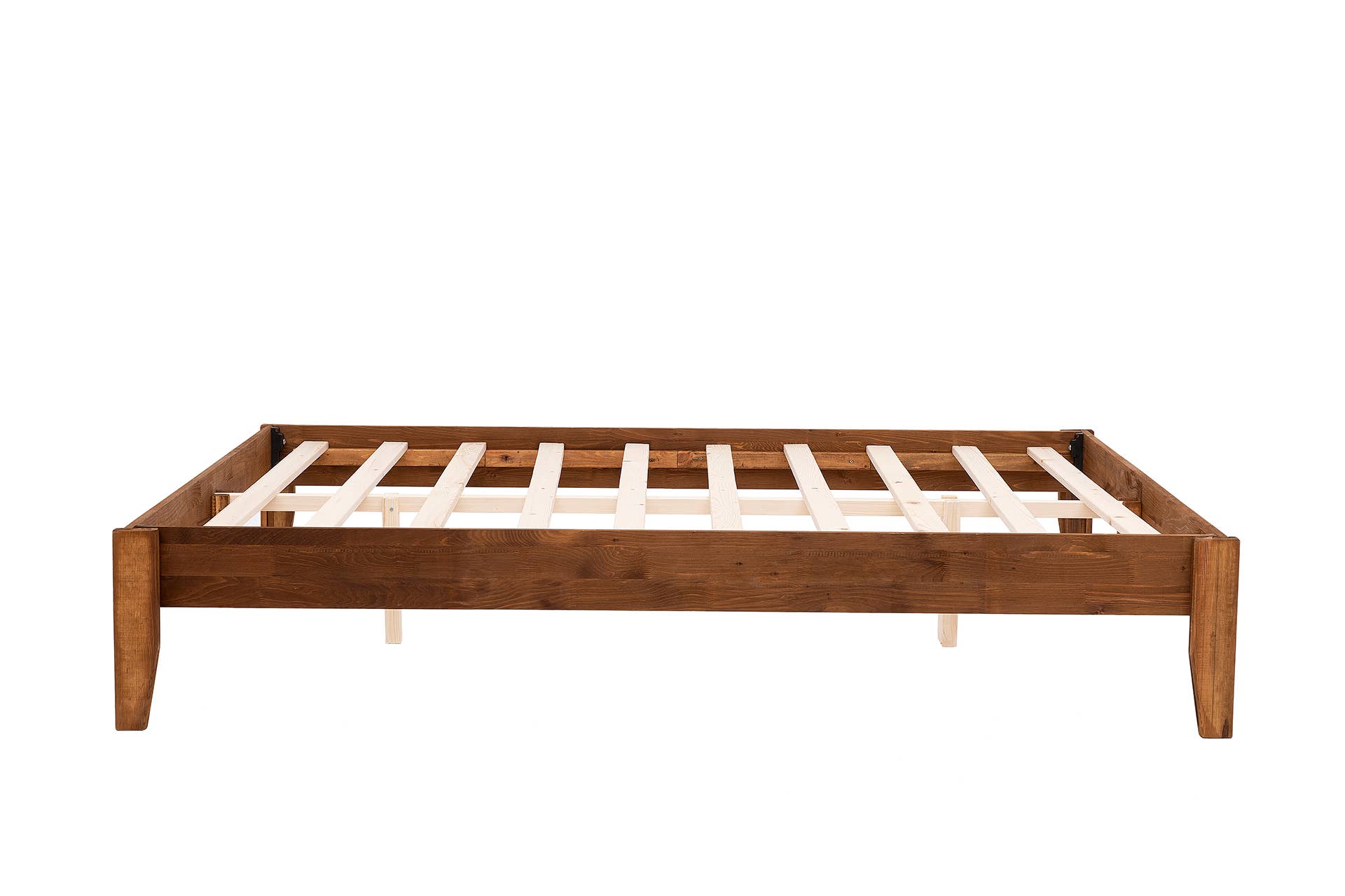 Deholzwart GmbH - Wholesale Bed - Galaxi model wooden bed single pine wood - BROWN4