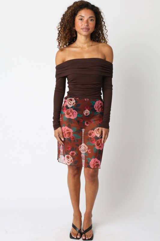 Olivaceous - Wholesale Bodysuit - Women's - Esther Off Bodysuit19