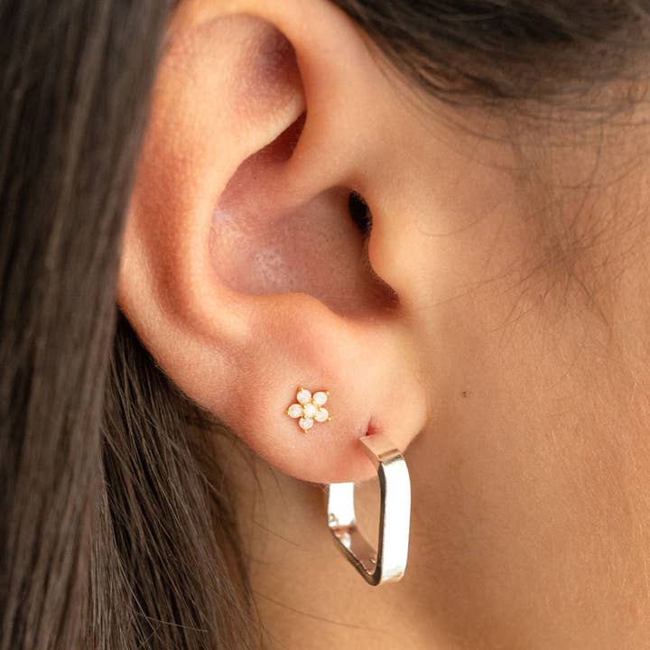 Pregos de flor CZ por atacado de Adorn512