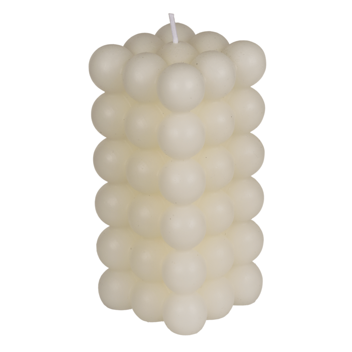 Out of the blue KG - Wholesale Grappige kaars - Bubble-kaars, ca. 6 x 12 cm, assorti in 3 kleuren3