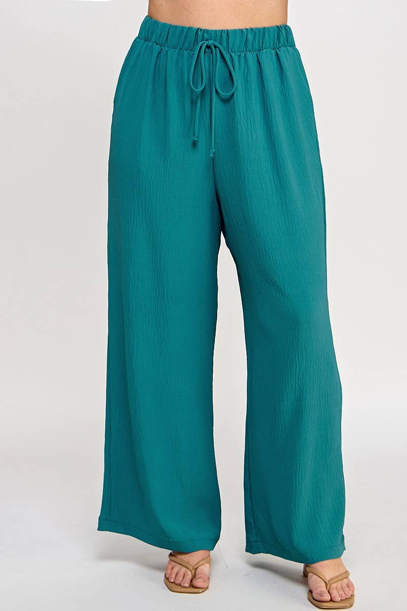 Haute Fox Plus Size & Contemporary - Vente Pantalon – femme - Pantalon tissé grande taille à jambes larges NK18360-P11