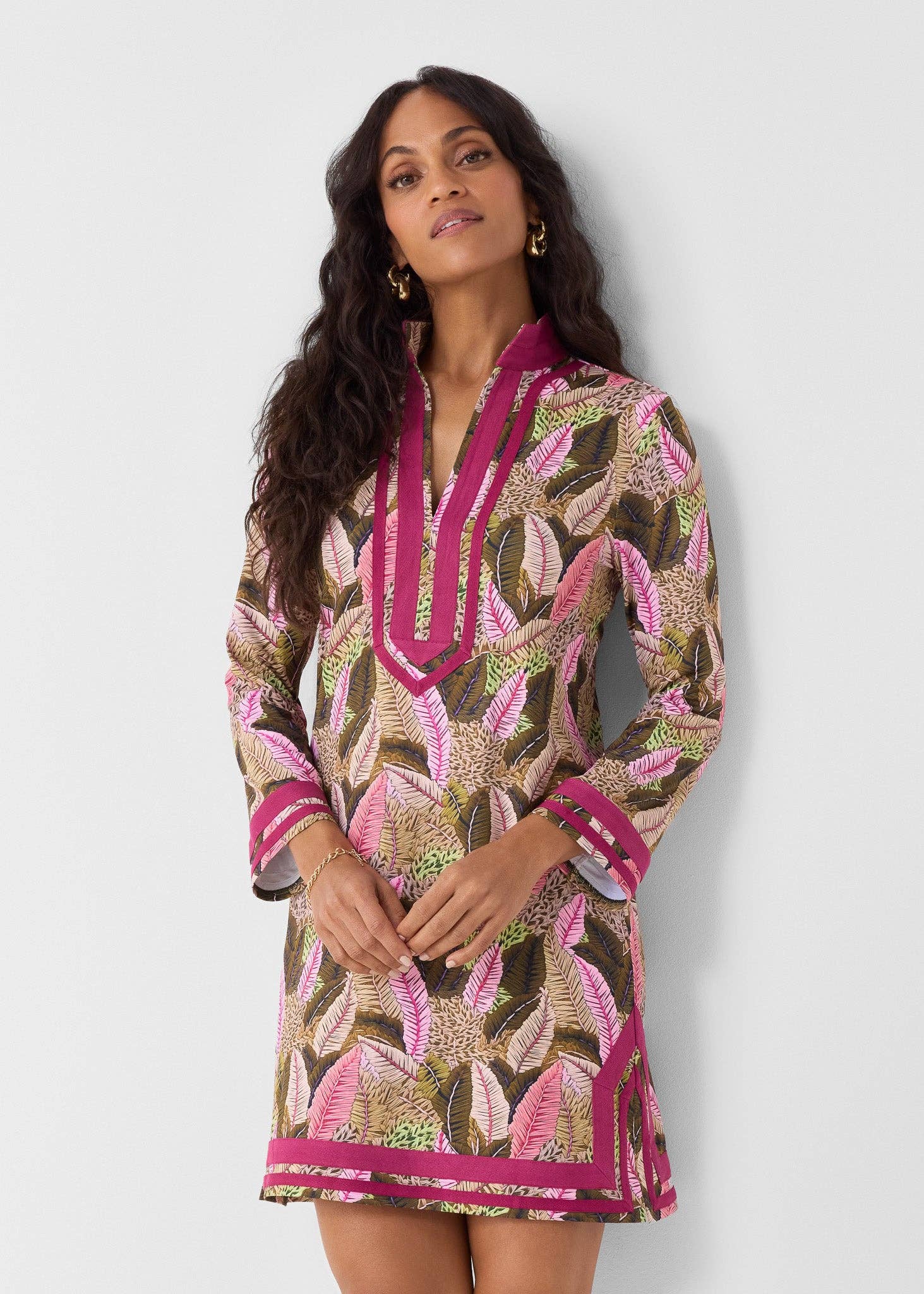 Cabana Life - Wholesale Tunic - Women's - Myers Long Sleeve Tunic (734-MY-2009)3