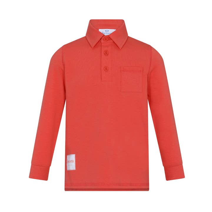 The Everyday Long Sleeve Polo for wholesale by Heven Child