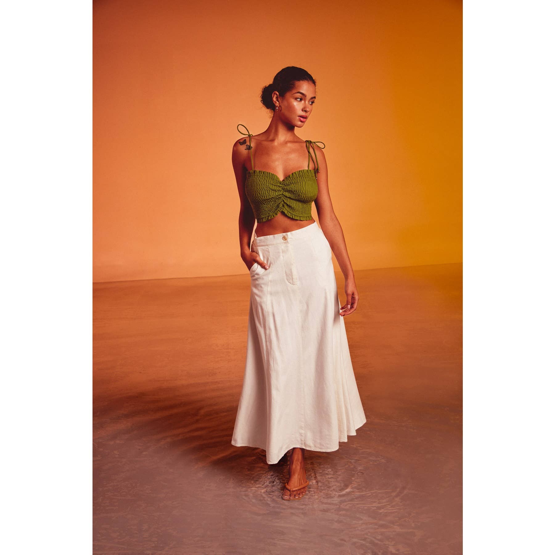 Dress Forum – Engroshandel Nederdel - Dame – Heaven Sent Flared Maxi Nederdel4