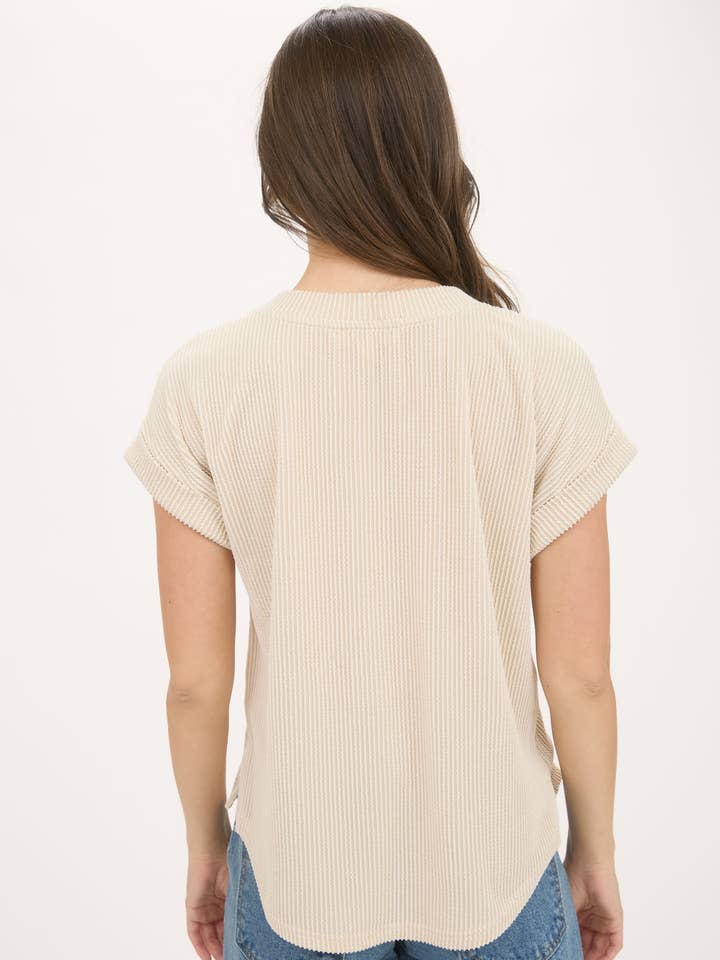 Blu Pepper - Wholesale Knit Top - Women's - TEXAS SHORT SLEEVE SWEATER KNIT T-SHIRT6