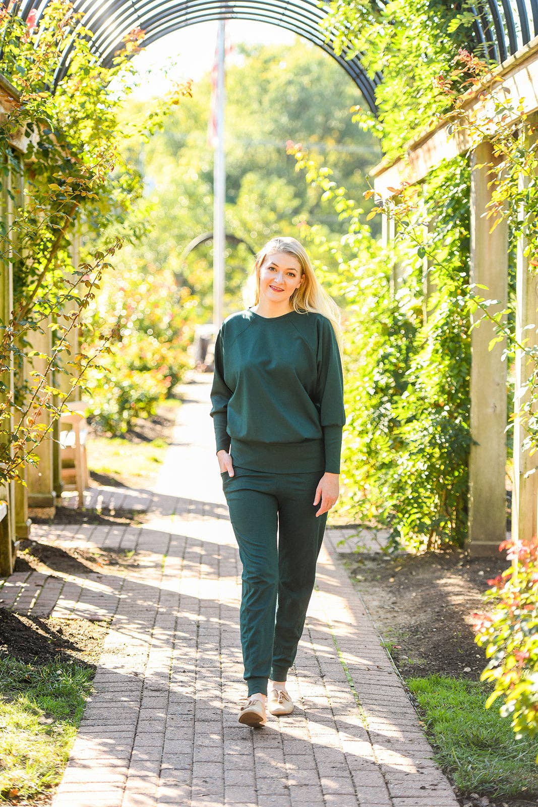 Knieriem Designs - Wholesale Knit Top - Women's - Rayon Crew Neck Ponte Top with Raglan Long Sleeves13