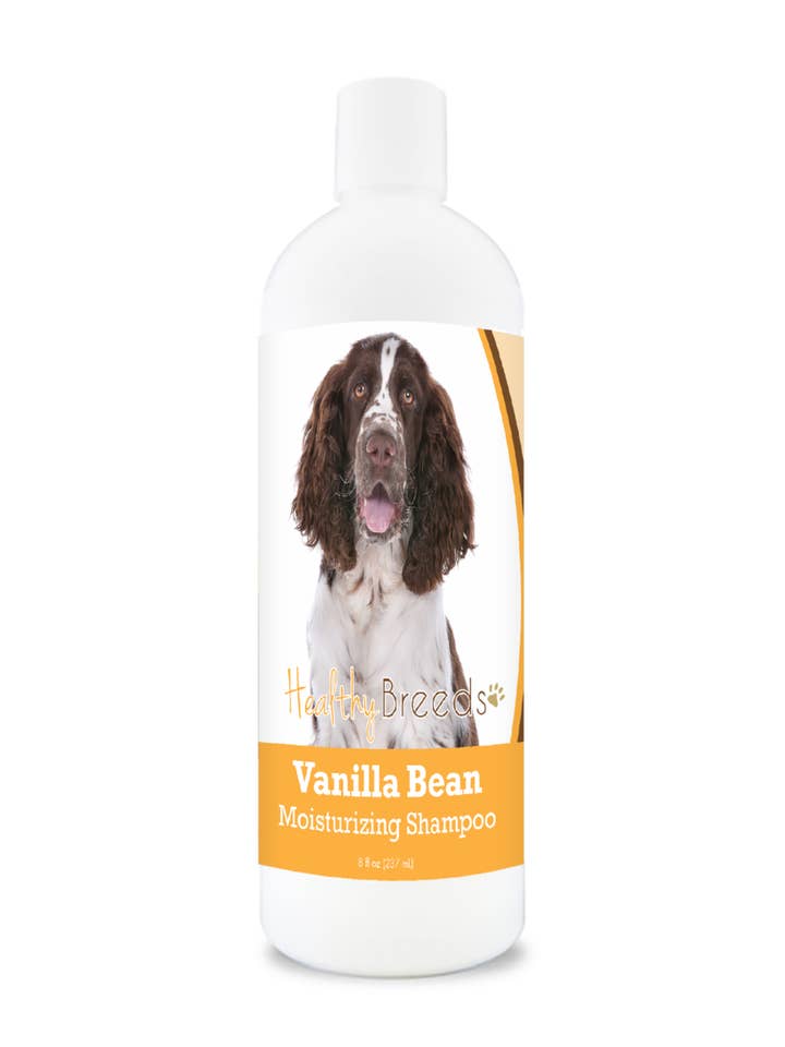 English Springer Spaniel Vanilla Bean Moisturizing Shampoo for wholesale by Healthy Breeds