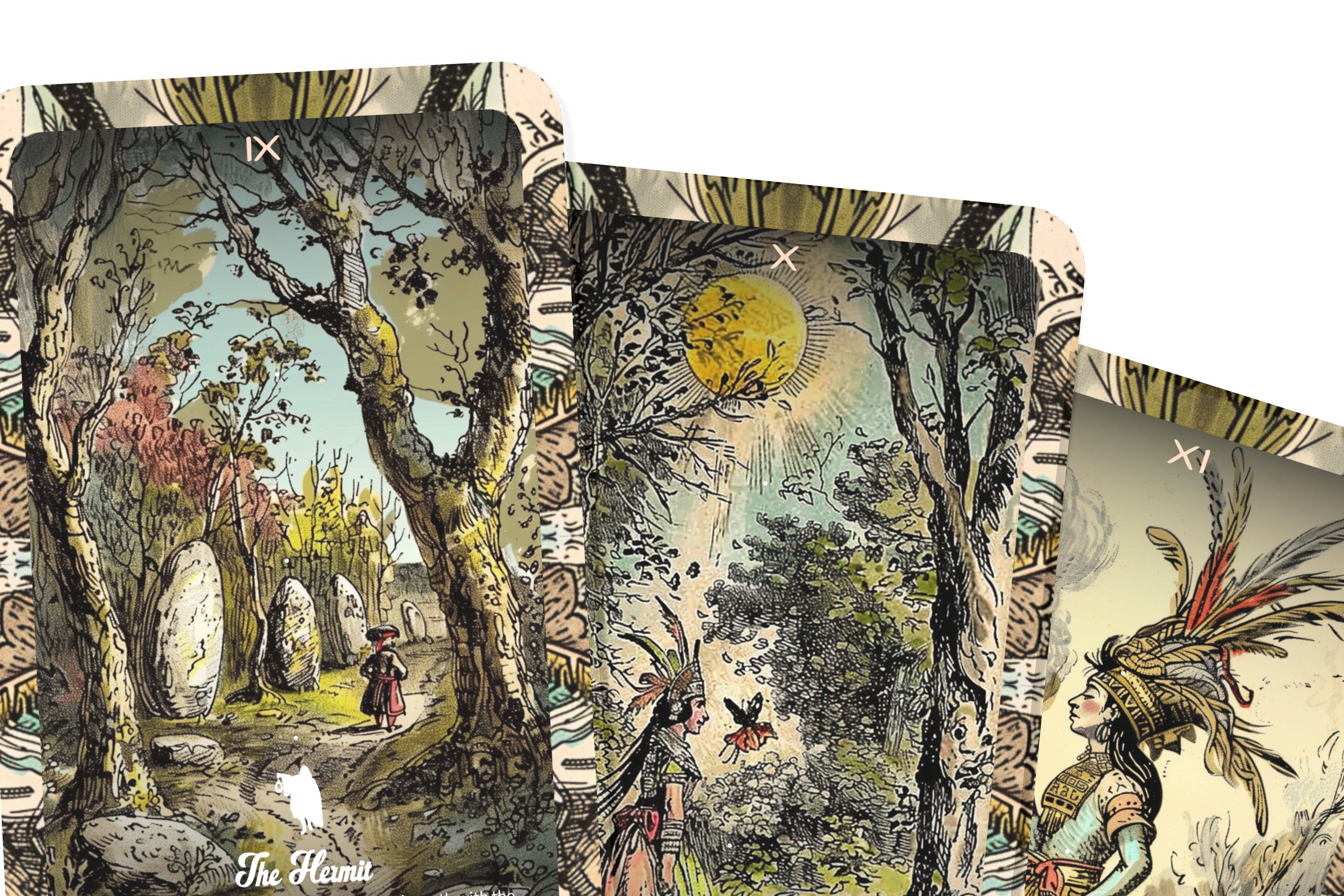 IBIZA TAROT - Vente Cartes de tarot - Tarot des Druides Anciens : Arcanes Majeurs - Sagesse Celtique3