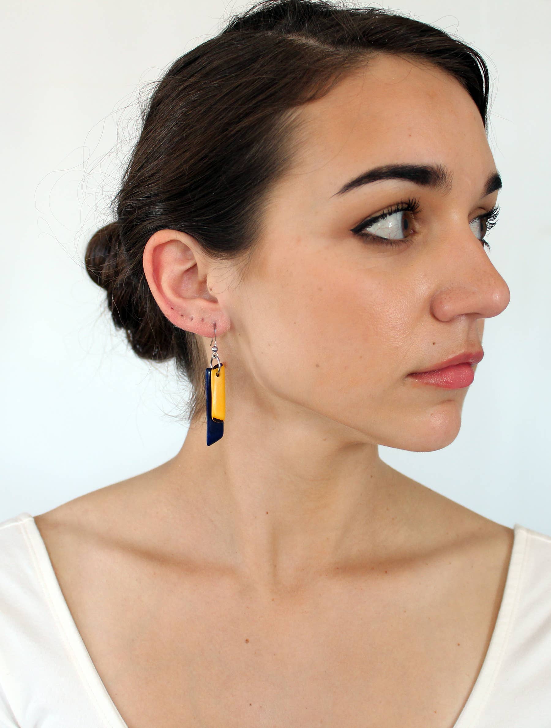 Muichic Natural Jewelry - Wholesale Jewelry Set - Tagua Jewelry Set, Fringe Tagua Necklace and Earrings 13