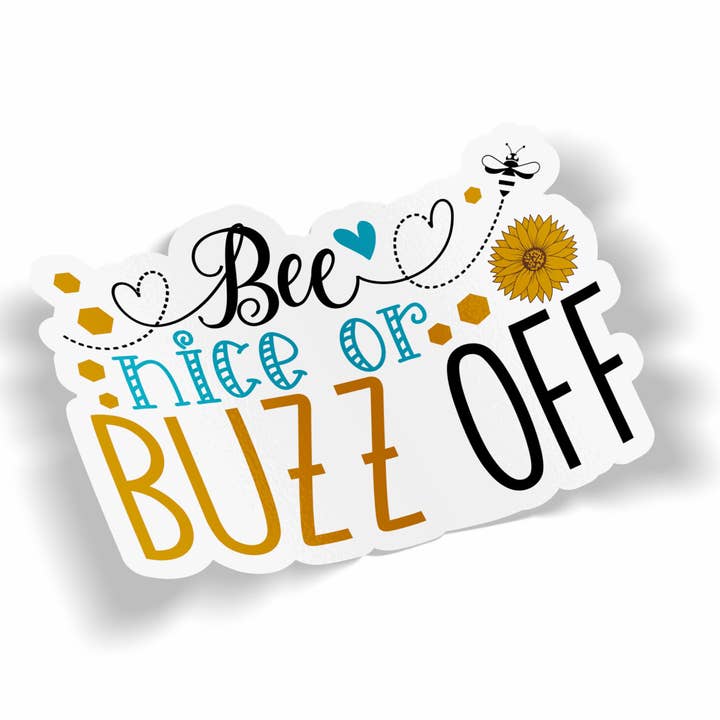 Bee Wild And Free Sticker for wholesale by JE Creates