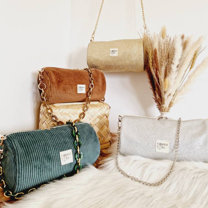 Mini Alya Bowling Bag - Customizable for wholesale by L'aiguille de Sha