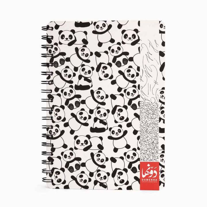 Baby Panda | B&W Sketchbook for wholesale by Dawenha