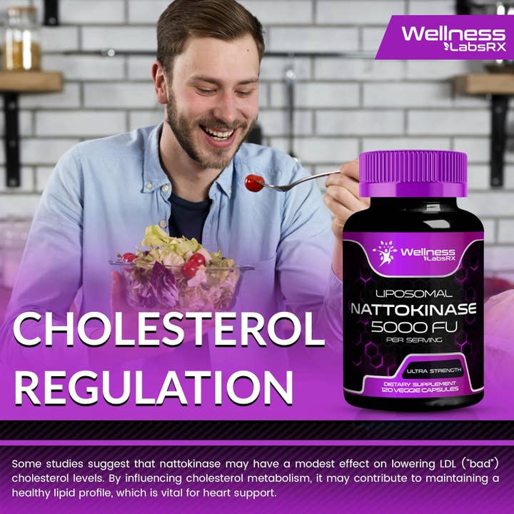 Health & Wellness Associates Inc. - Wholesale Oral Supplement/Vitamin - Liposomal Nattokinase 5000 FU – Ultra Strength – 120 Capsules2