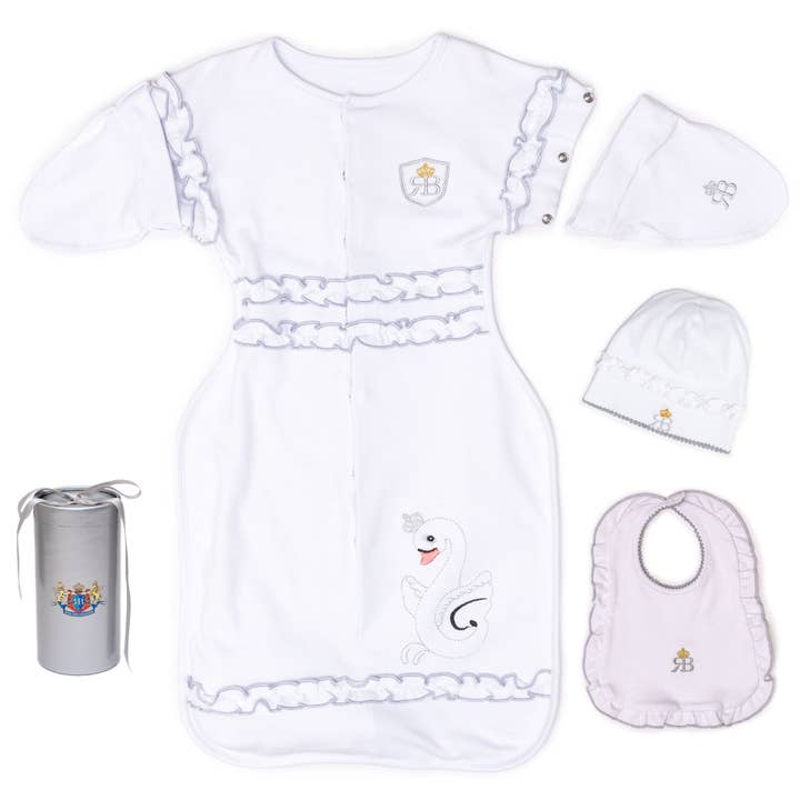 Royal Baby Snap Dream hat & bib Gift Box Hip-Healthy Design for wholesale by Royal Baby Collection