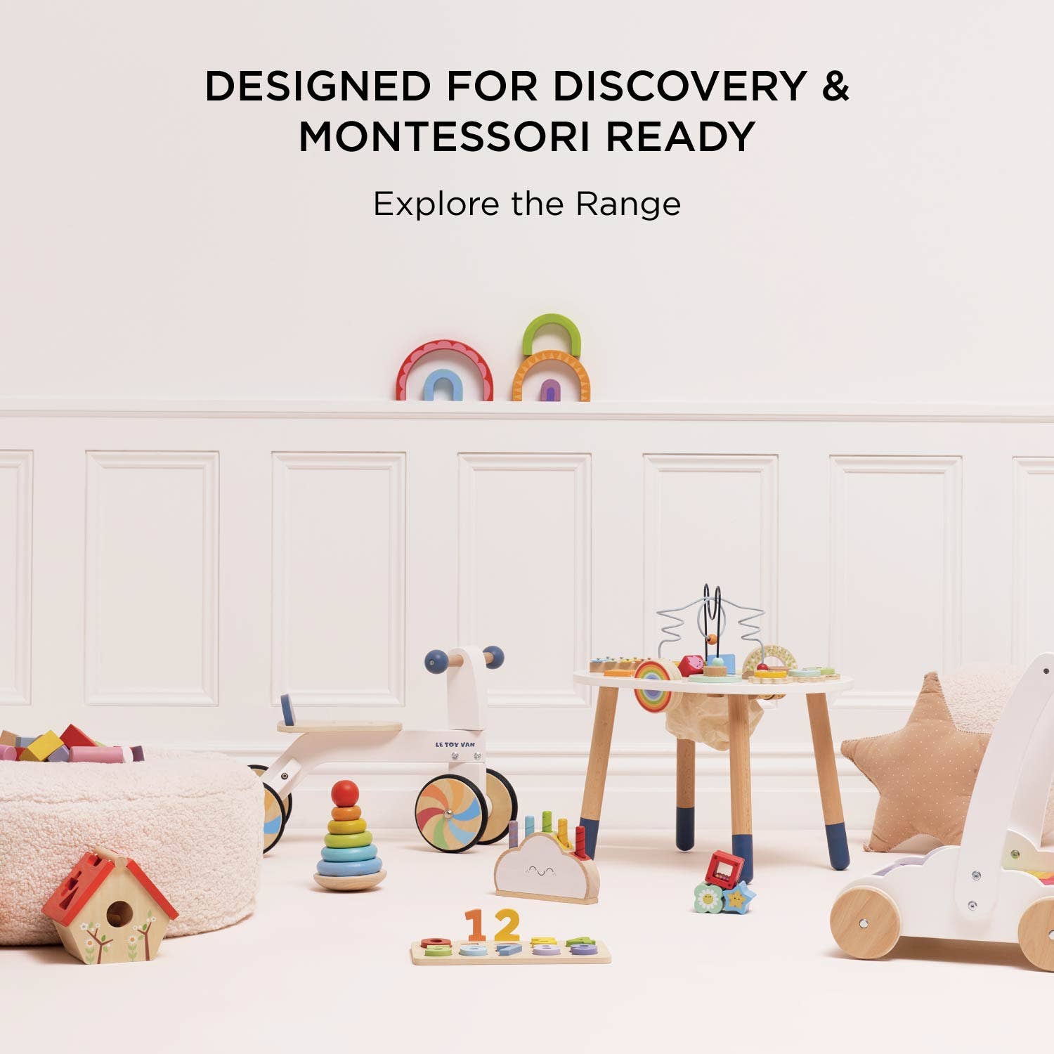 Le Toy Van, Inc. - Wholesale Wood Toy - Kids - Woodland Bird House Shape Sorter6