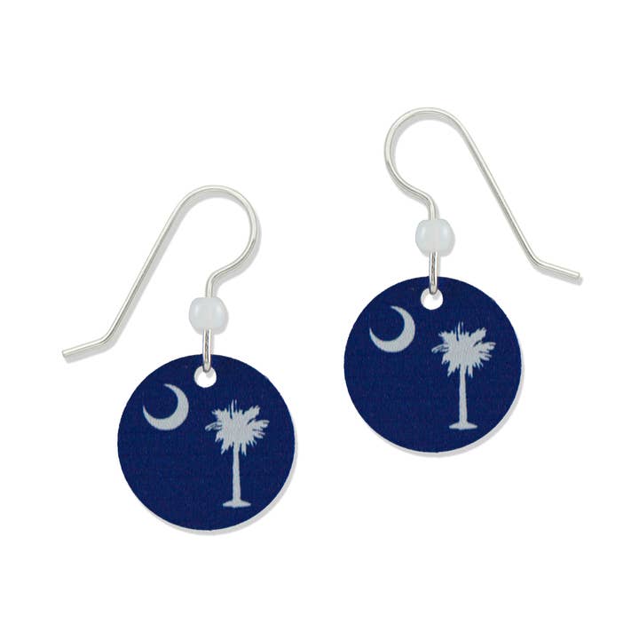 Drapeau rond de la Caroline du Sud pour la vente par Left Hand Studios