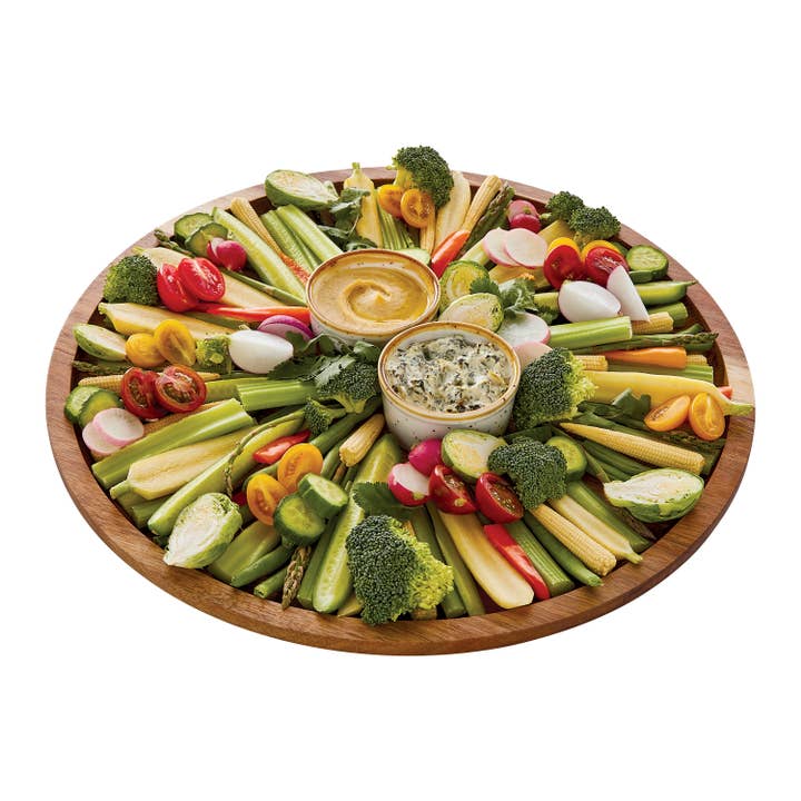 Lifetime Brands - Wholesale Cutting Board - FW 14 ROUND MAKE AND TAKE- ACACIA 1 WHIT2