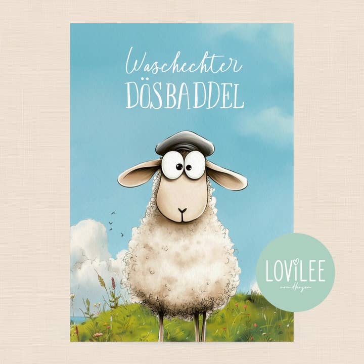 Dösbaddel | Postal de Hamburgo | N.º HH-Cartoon-03 por atacado de LOViLEE