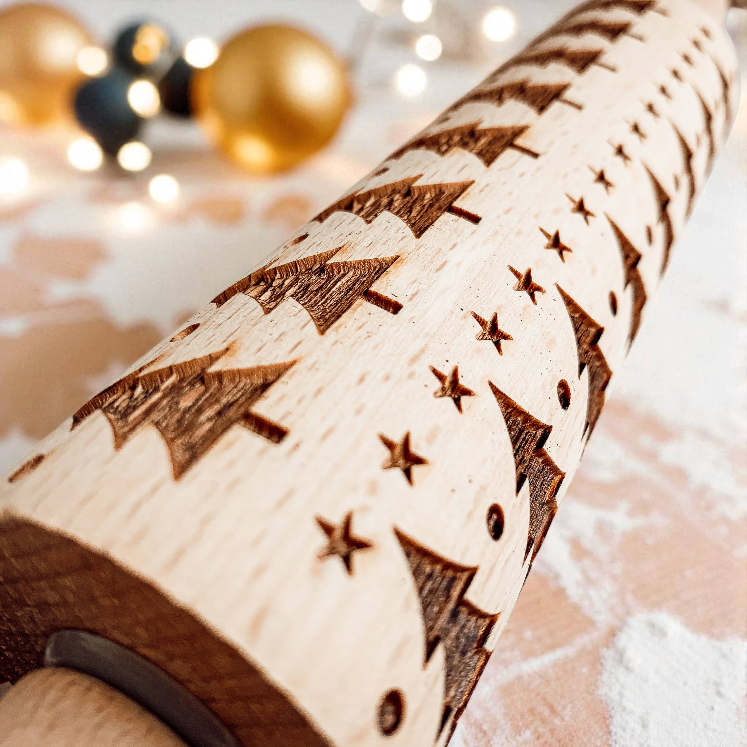 Gia Roma - Wholesale Rolling Pin - Christmas Baking Gift Set, Wooden Rolling Pins for Cookies7
