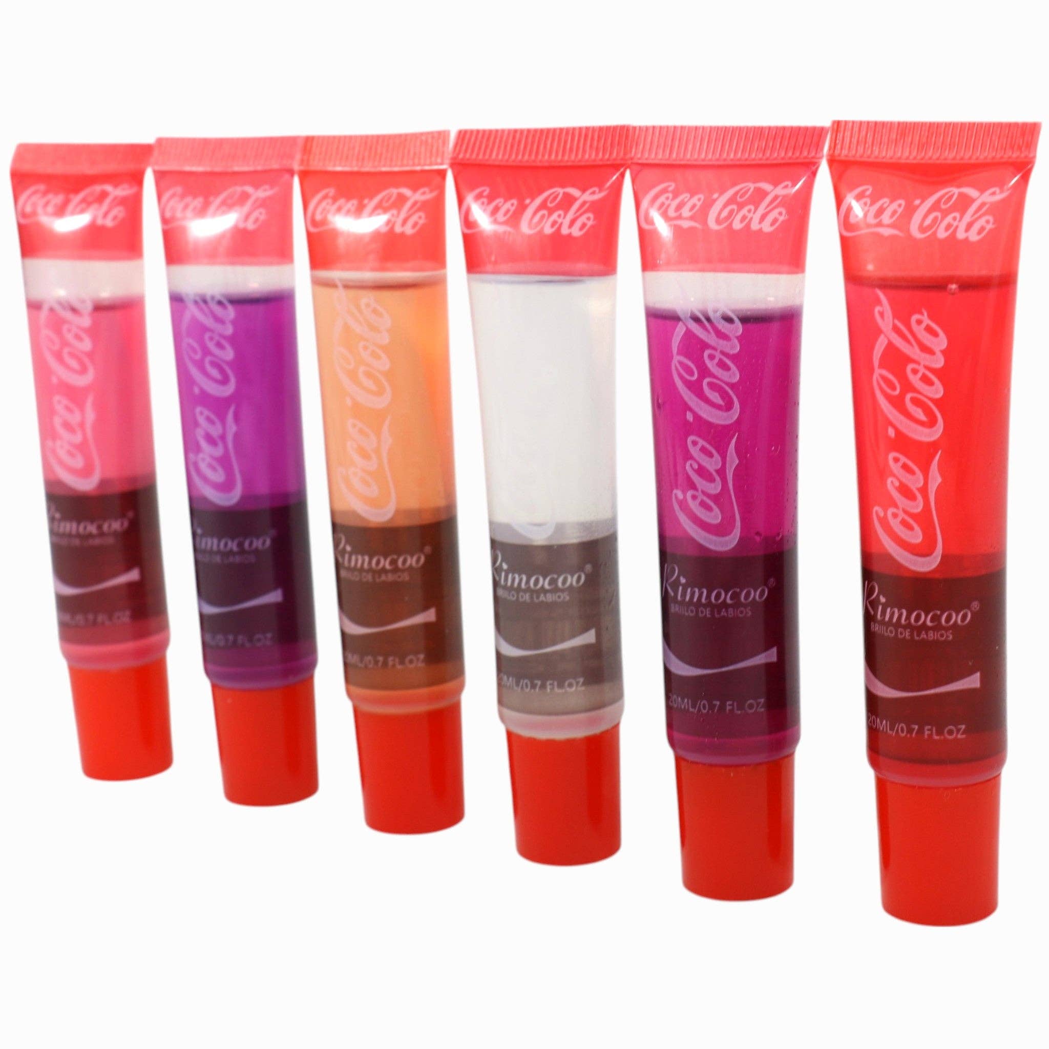 ASSORTED Funny Soda Lip Oil D2356 (24PC) for wholesale on Faire4