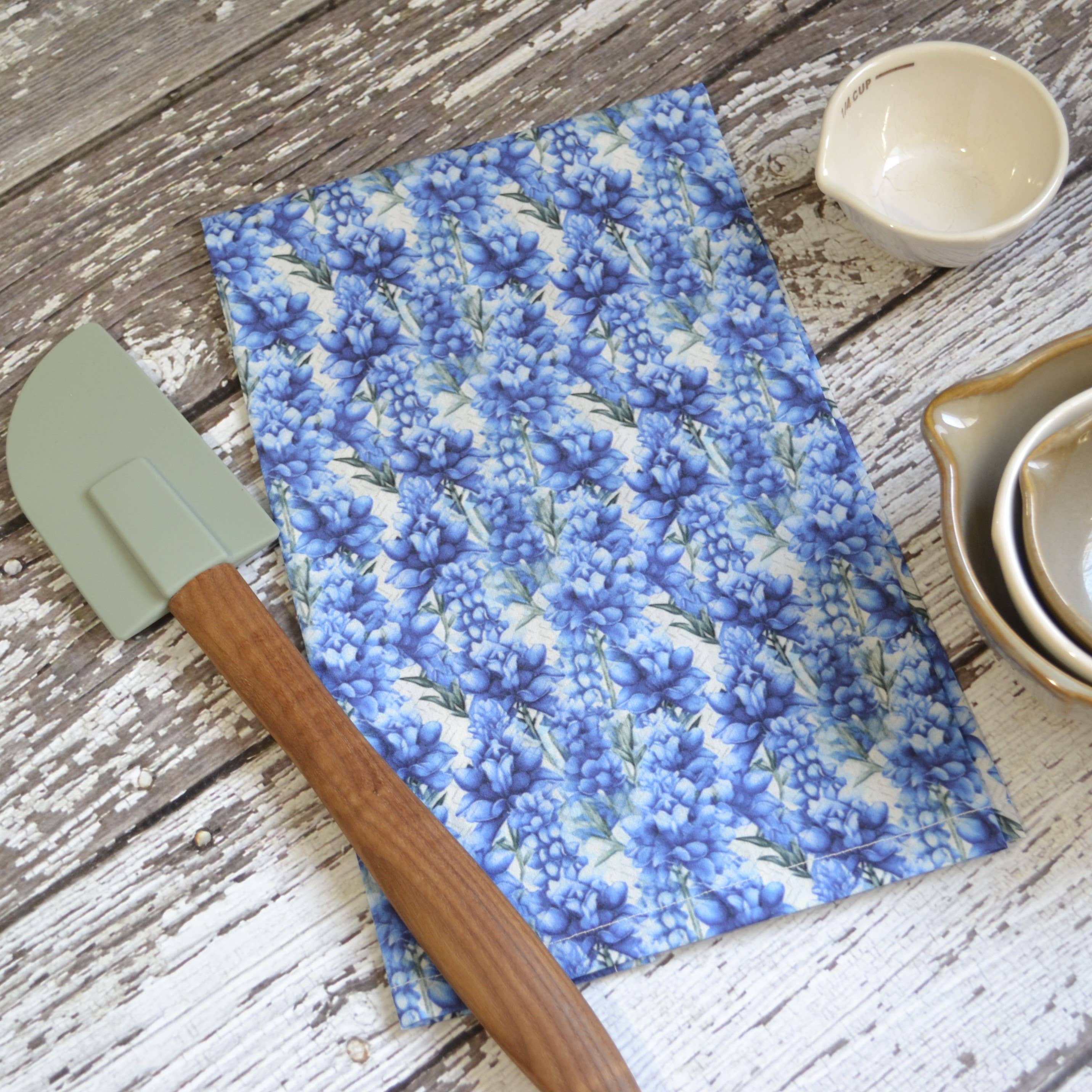 SewMuchMoreStore - Wholesale Tea Towel - TX - Blue Bonnet Collection3