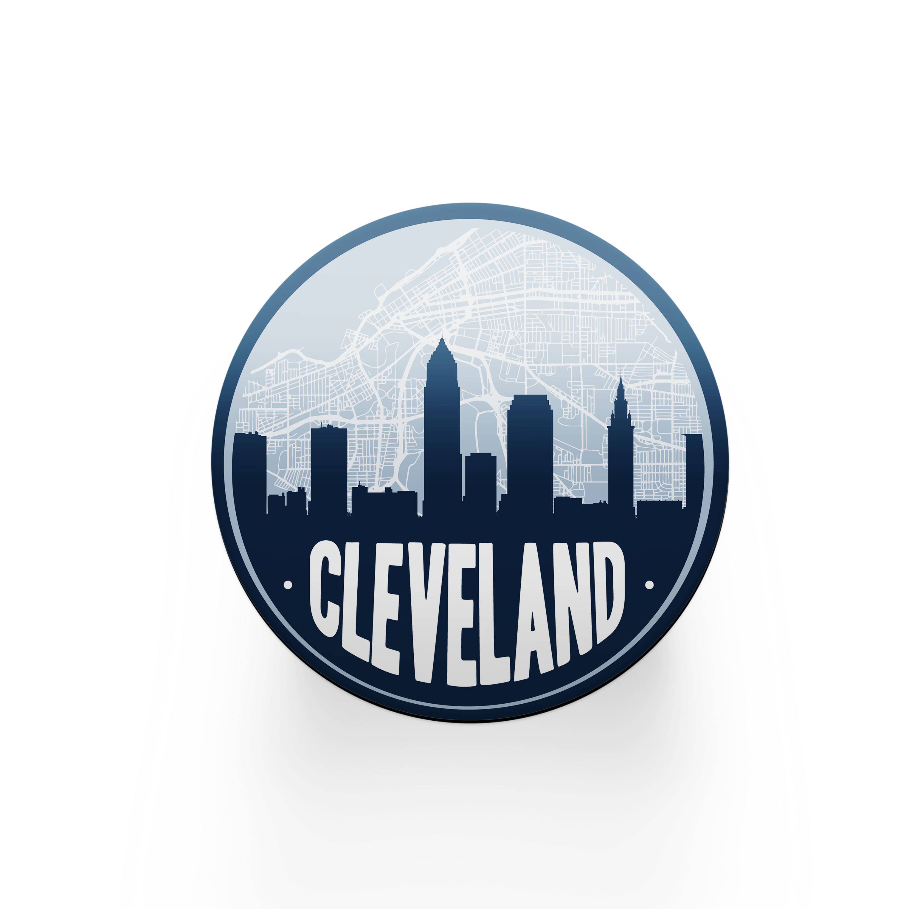 Paperfinch Design - Venta al por mayor Posavasos - Set de 4 posavasos Cleveland Ohio | Varios colores10