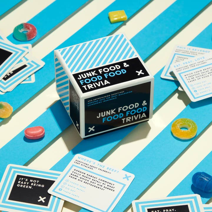 Chronicle Books - Wholesale Card Game - Brass Monkey Junk Food & Food Food Trivia1