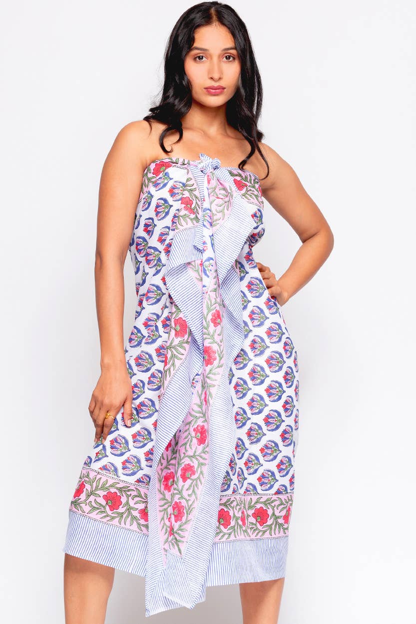 Sevya Handmade – wholesale Wrap - Dam – Sunanda blocktryckta saronger13