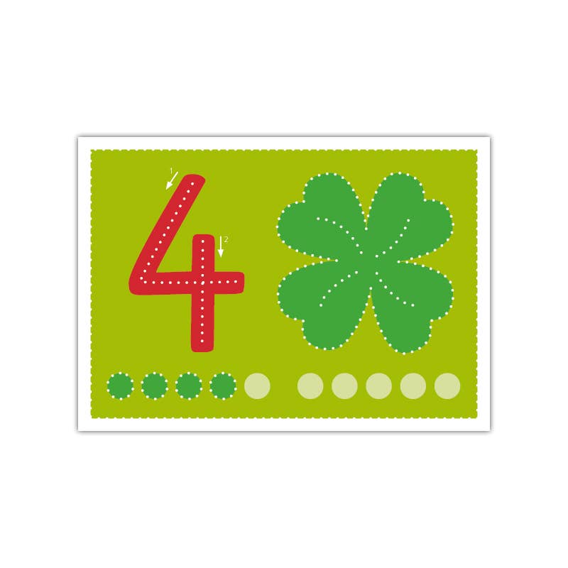 Familienmomente - Vente Kit de bricolage – enfant - Set créatif Nombres à piquer12