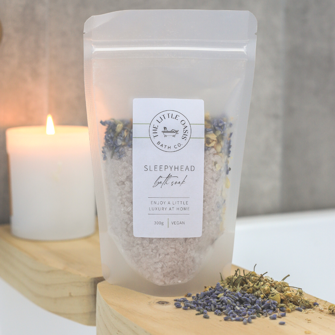The Little Oasis Bath Co. - Wholesale Bath soak/milk - SLEEPYHEAD | MAGNESIUM BATH SOAK - STANDARD7