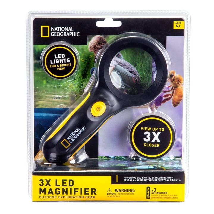 Explore Scientific - Wholesale Magnifying Glass - National Geographic LED Magnifying Glass5