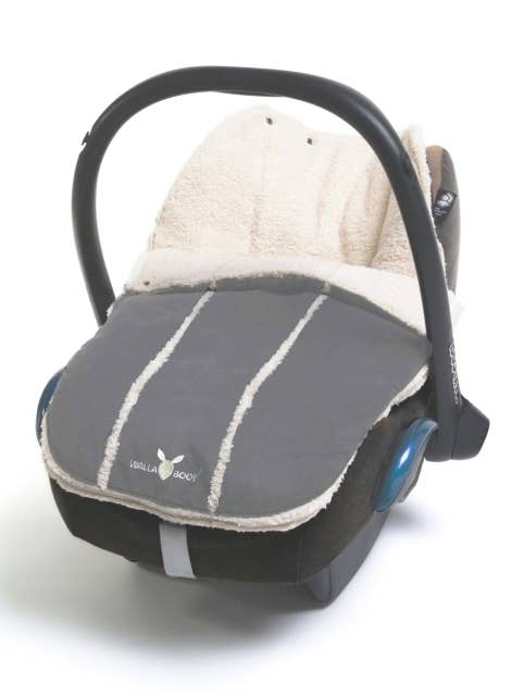 Hippychick International - Venta al por mayor Accesorio para cochecito - Bebés - Saco para cochecito de recién nacido Wallaboo Gris0