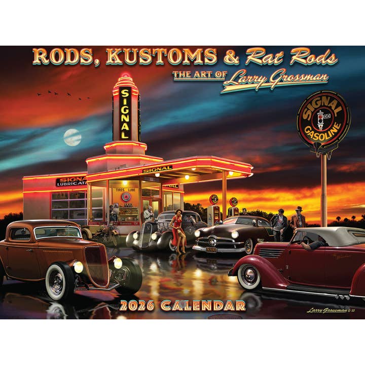 Hot Rod Calendar 2026 Wall for wholesale by 2026 Calendars