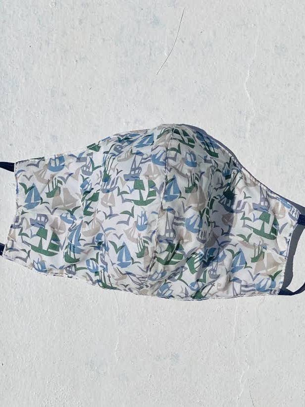 The Face Masks | Kids | Boats and Checks for wholesale by Black Iris