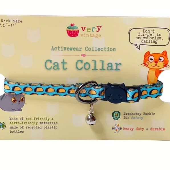 Very Vintage Designs - Wholesale Pet Collar - Cat - Taco Breakaway Cat Collar – Eco-Friendly & Lightweight